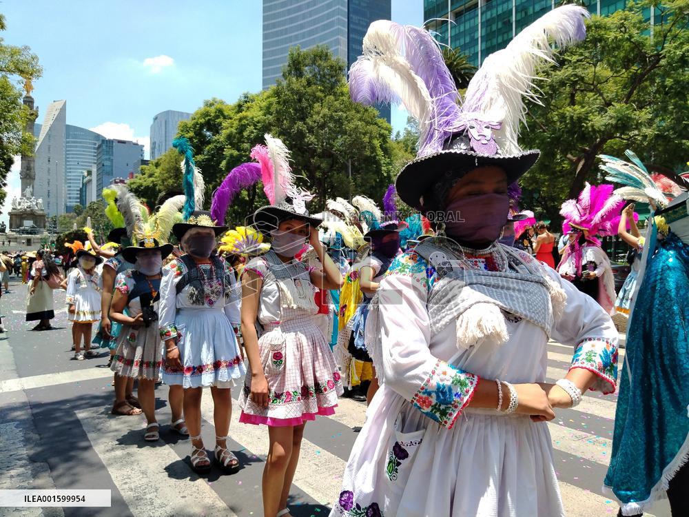 International Day of Indigenous People - Mexico City