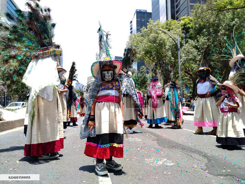 International Day of Indigenous People - Mexico City