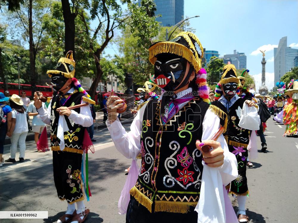 International Day of Indigenous People - Mexico City