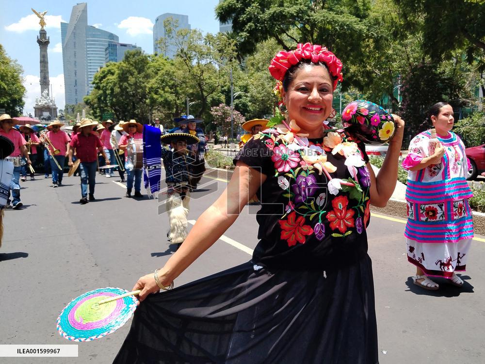 International Day of Indigenous People - Mexico City