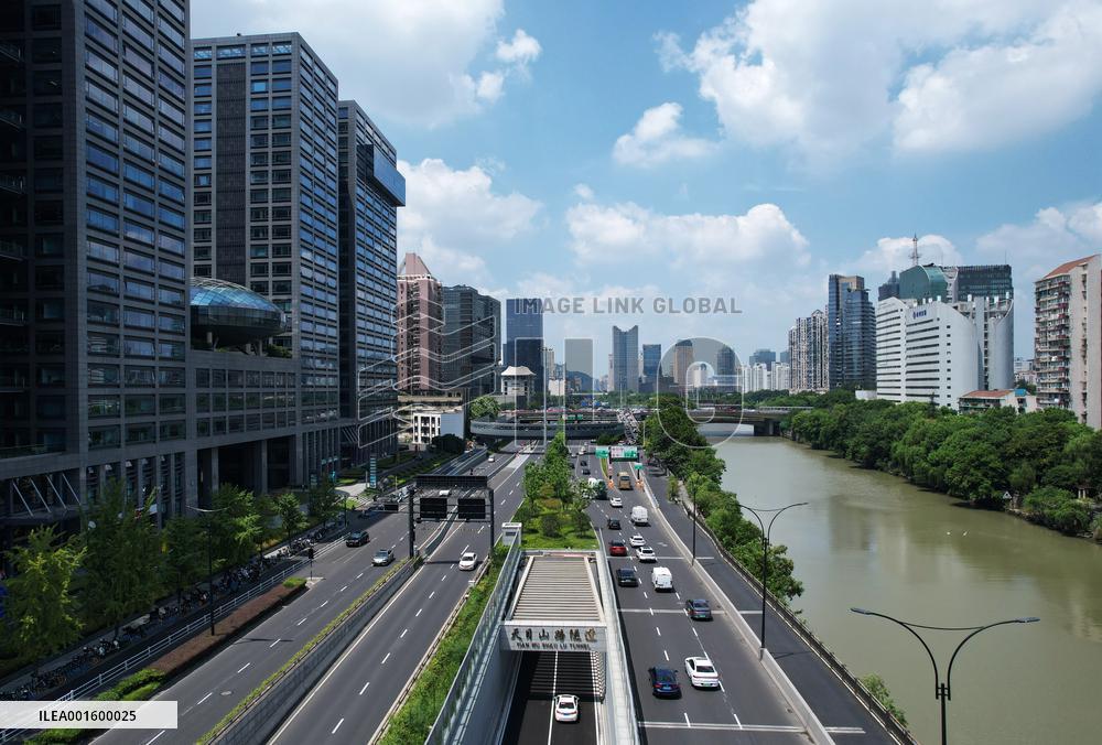 Asian Games Traffic Support Project Qiantang Expressway Opened To Traffic