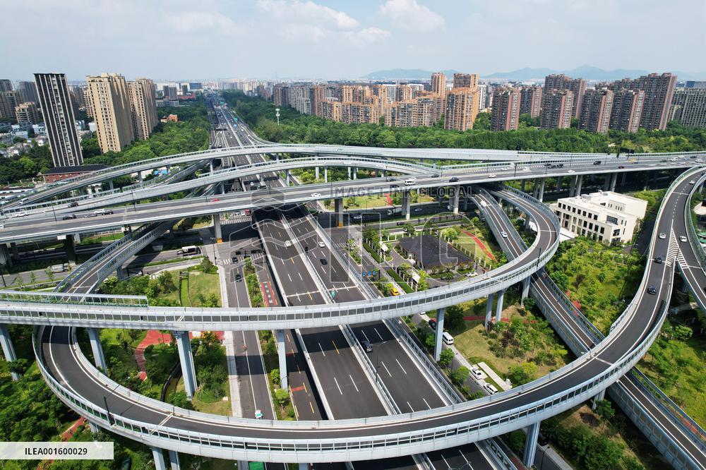 Asian Games Traffic Support Project Qiantang Expressway Opened To Traffic