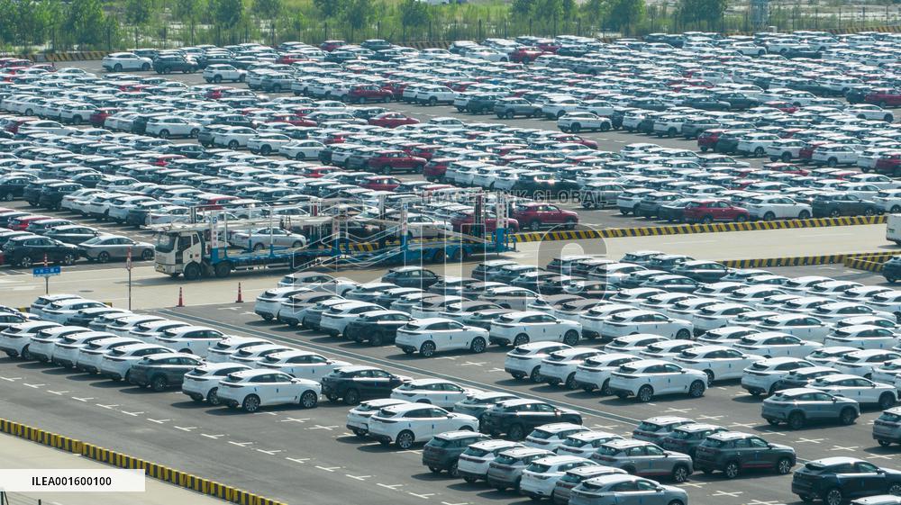 Taicang Port Container Terminal Vehicles Growth in Suzhou, Chi