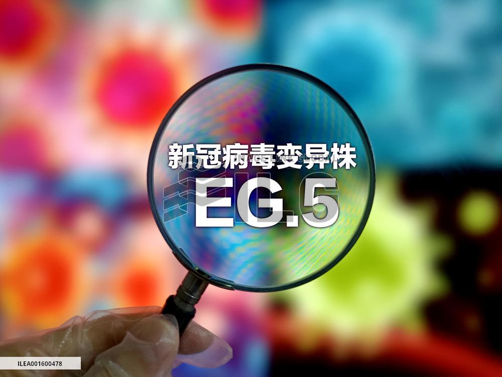 Illustration The Novel Coronavirus Variant EG.5