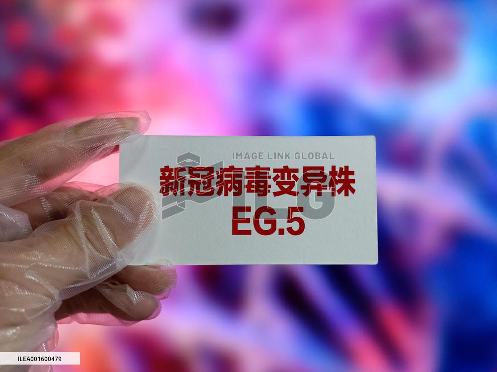 Illustration The Novel Coronavirus Variant EG.5