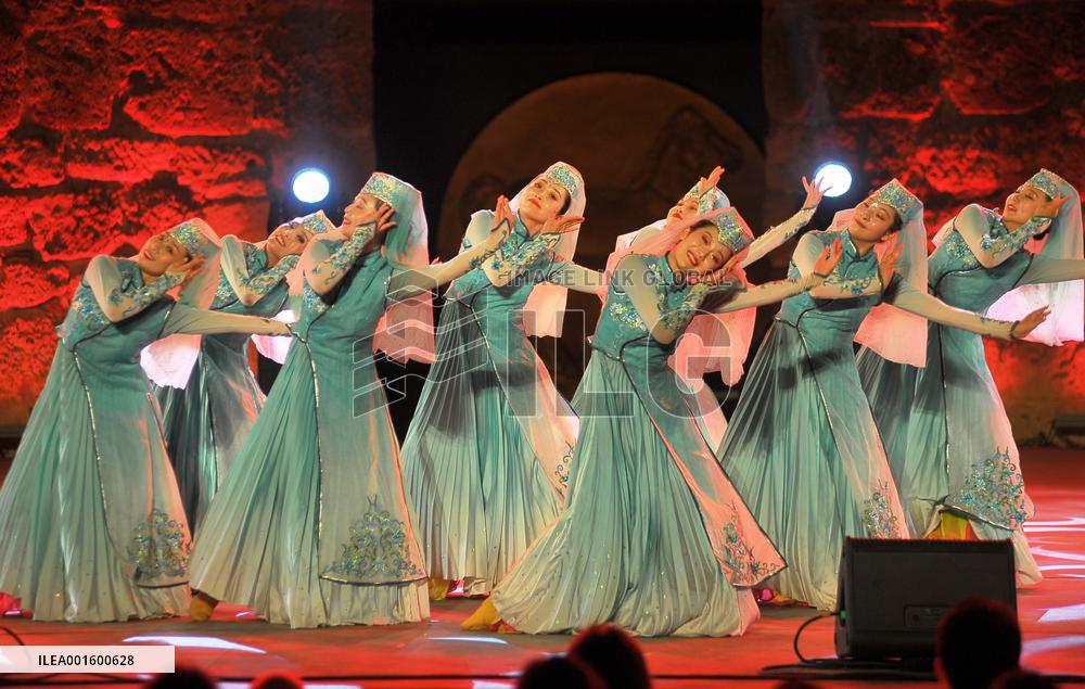 TUNISIA-TUNIS-CARTHAGE INTERNATIONAL FESTIVAL-CHINA-ART TROUPE
