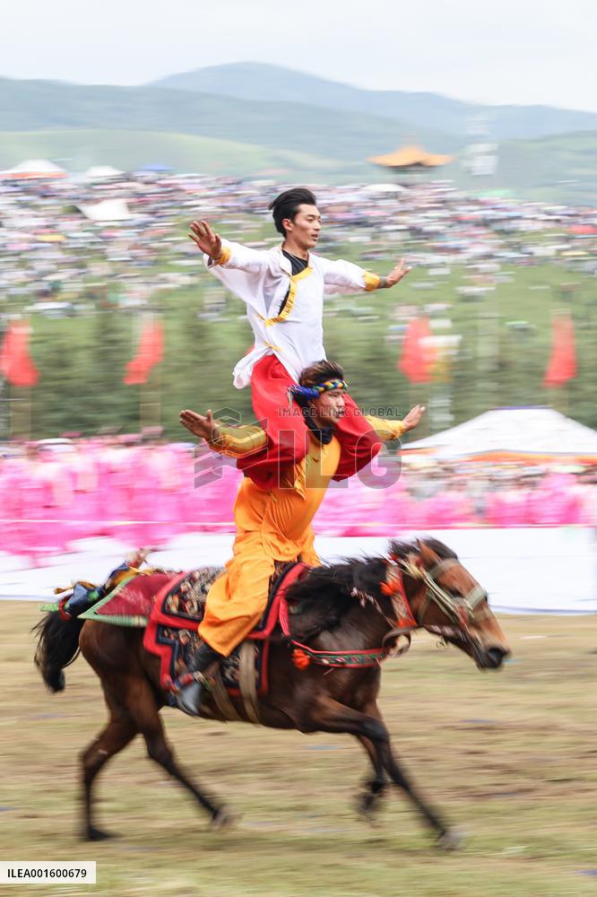 CHINA-GANSU-GANNAN-70TH ANNIVERSARY (CN)