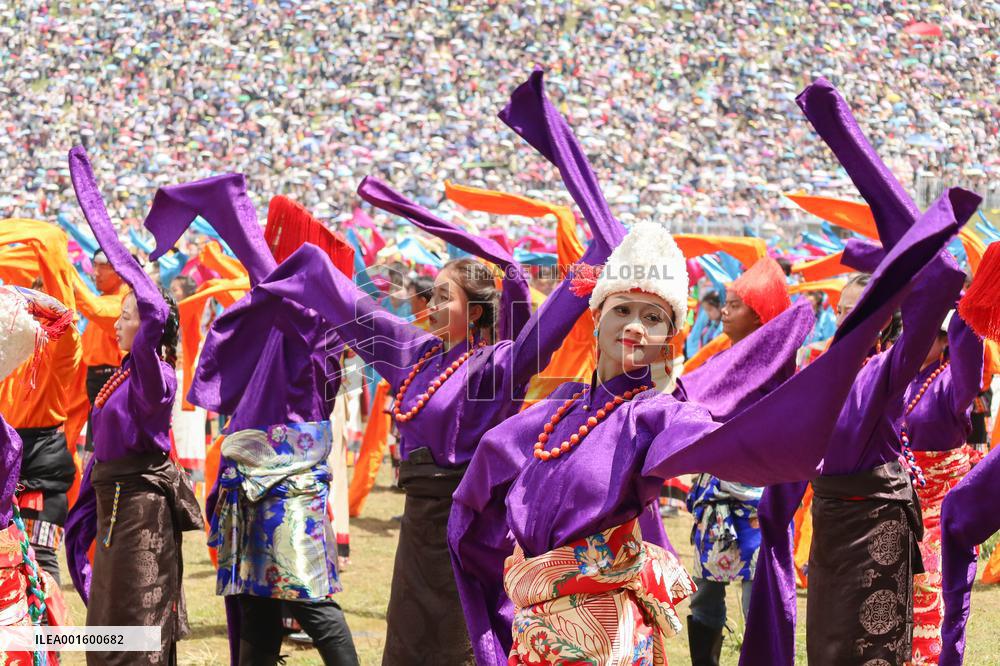 CHINA-GANSU-GANNAN-70TH ANNIVERSARY (CN)