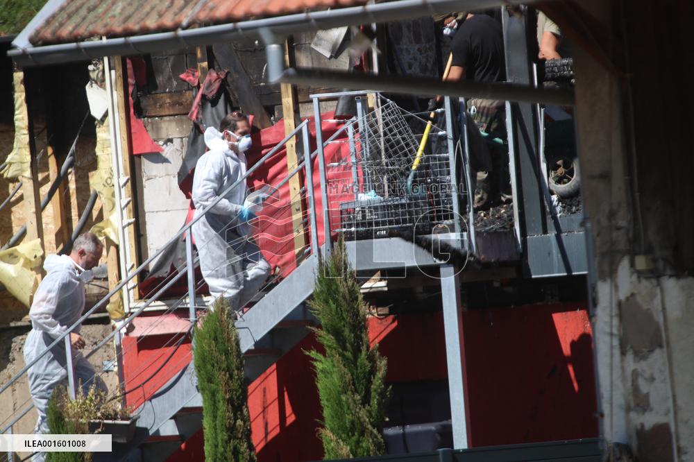 Day After The Fire That Killed 11 People In The Cottage - Wintzenheim