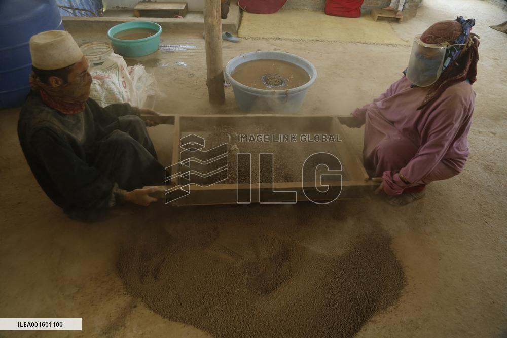 Production Of Clay Musical Drum - Kashimir
