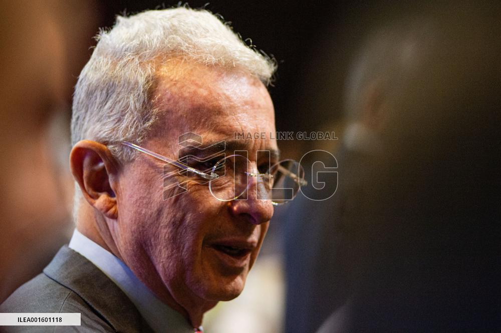 Colombia's Former President Alvaro Uribe Hosts Event Announcing Candidates for Bogota's Council