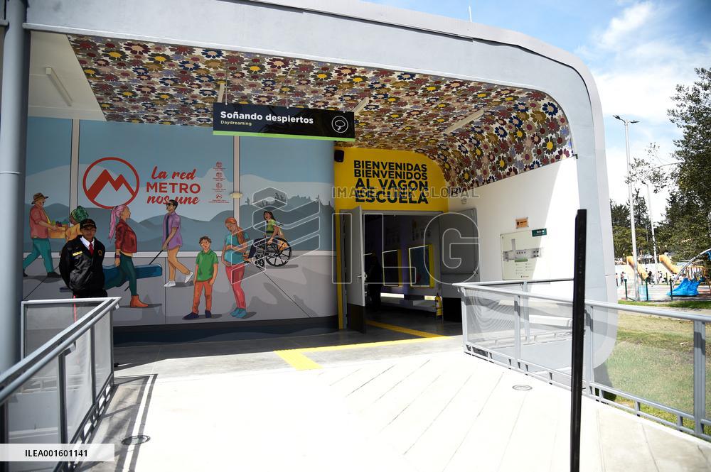 Bogota Inaugurates Bogota's Subway Car as a School of Culture for Public Transport