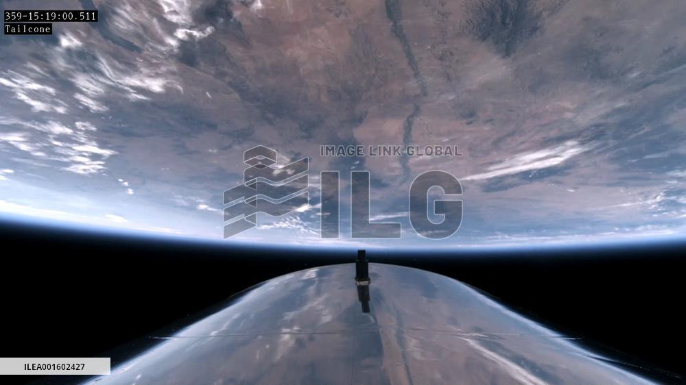 Virgin Galactic Launches First Tourist Flight To Space