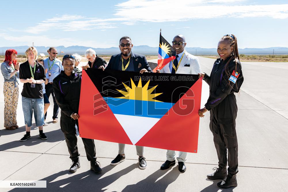 Virgin Galactic Launches First Tourist Flight To Space