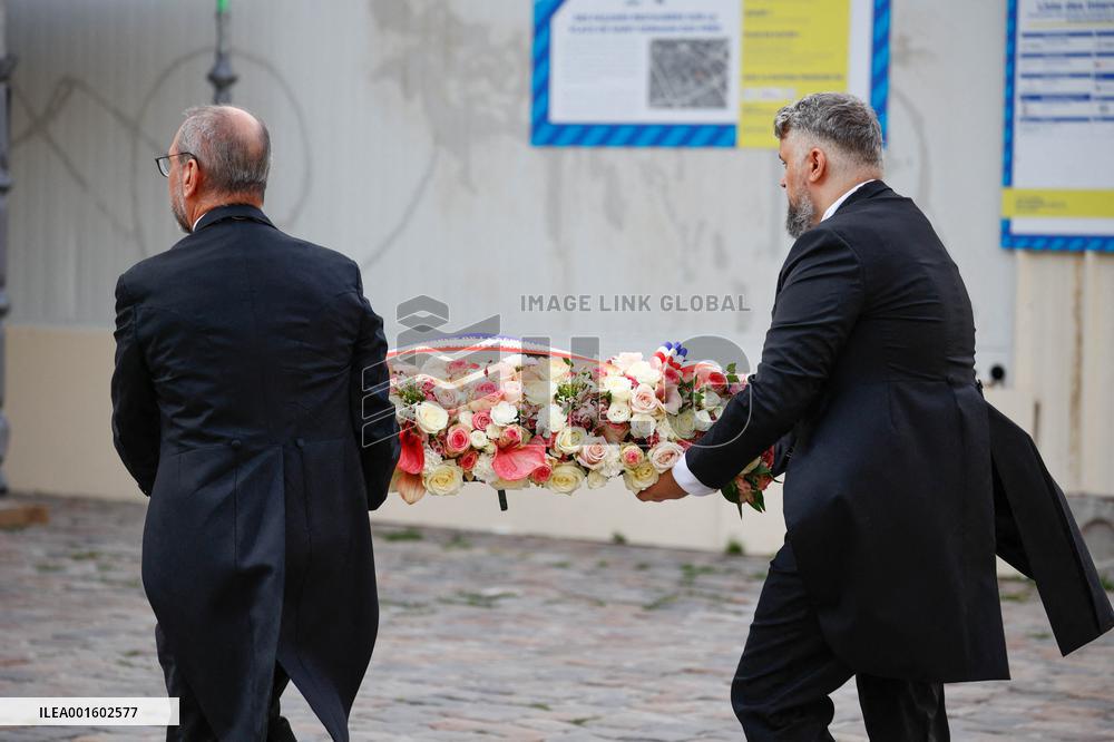 Helene Carrere d’Encausse Funeral - Paris