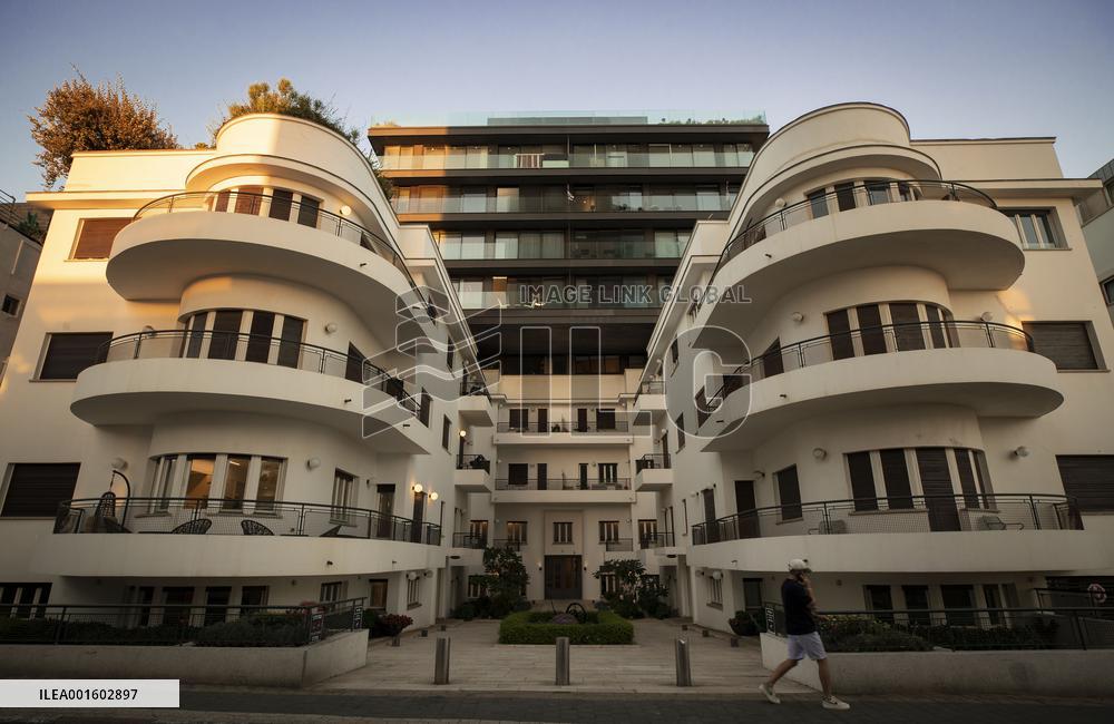 ISRAEL-TEL AVIV-BAUHAUS BUILDINGS