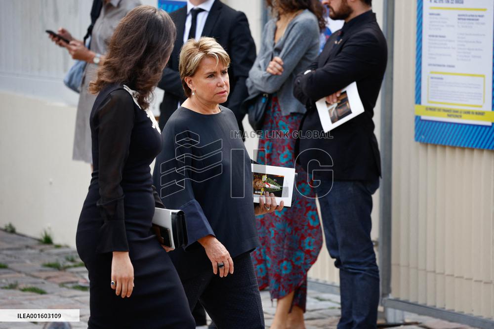 Helene Carrere d’Encausse Funeral - Paris