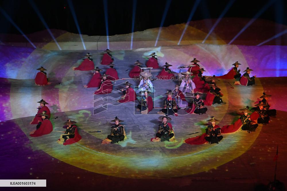 CHINA-GANSU-DUNHUANG-CULTURAL PERFORMANCES-"DUNHUANG SPLENDID CEREMONY" (CN)