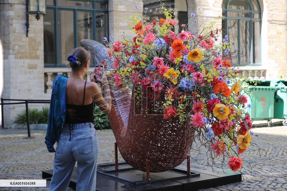 BELGIUM-BRUSSELS-FLOWERTIME-EXHIBITION