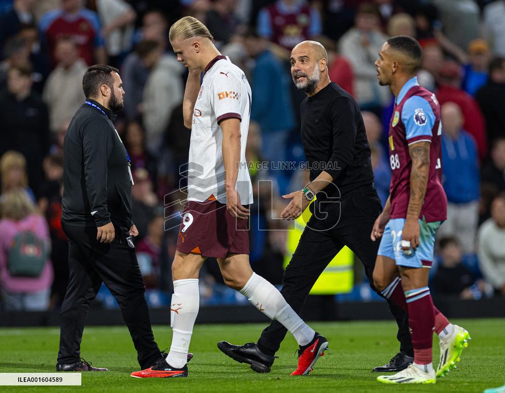 (SP)BRITAIN-BURNLEY-FOOTBALL-ENGLISH PREMIER LEAGUE-BURNLEY FC VS MANCHESTER CITY FC