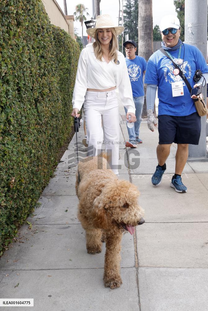 SAG AFTRA-WGA Strike outside Warner Brothers Studios - Burbank