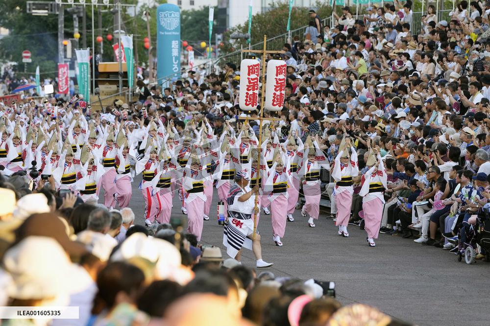 "Awaodori" dance festival in Tokushima