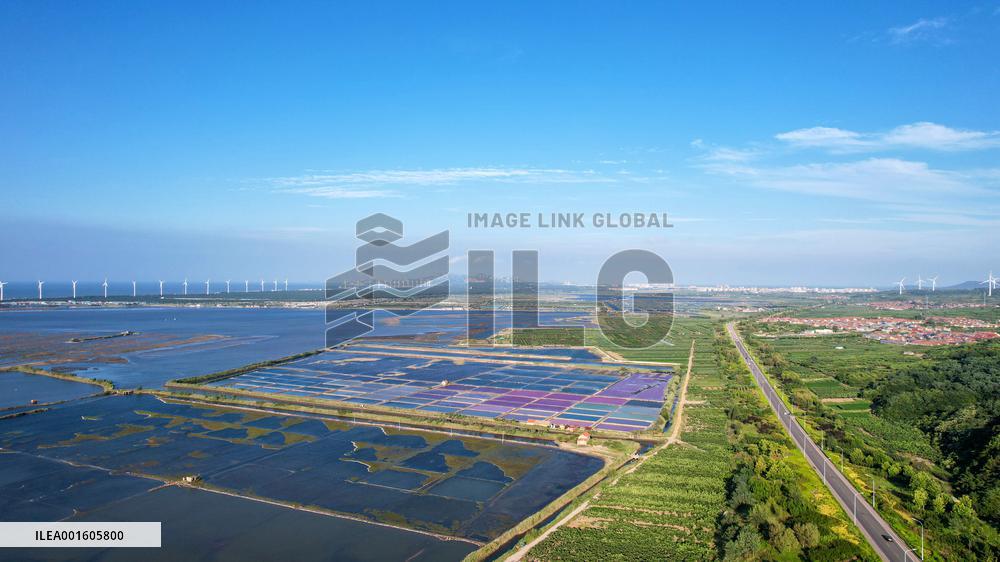 Salt Field in Rongcheng, China