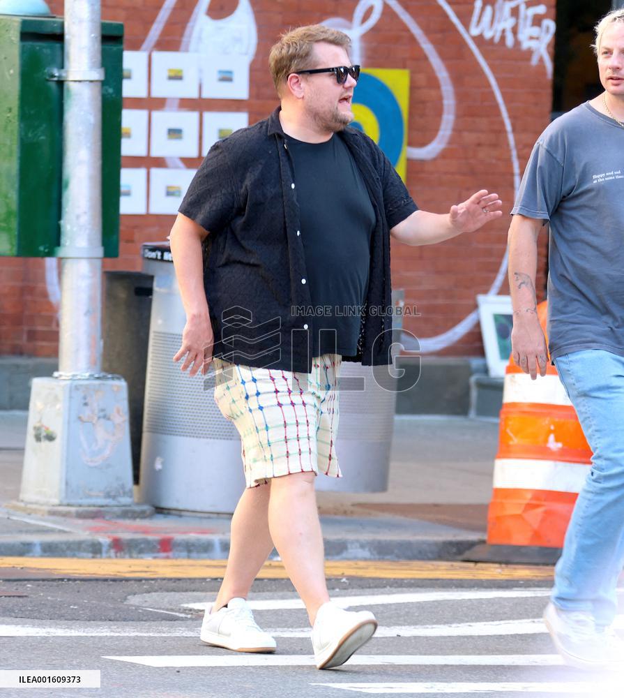 James Corden Out And About - NYC
