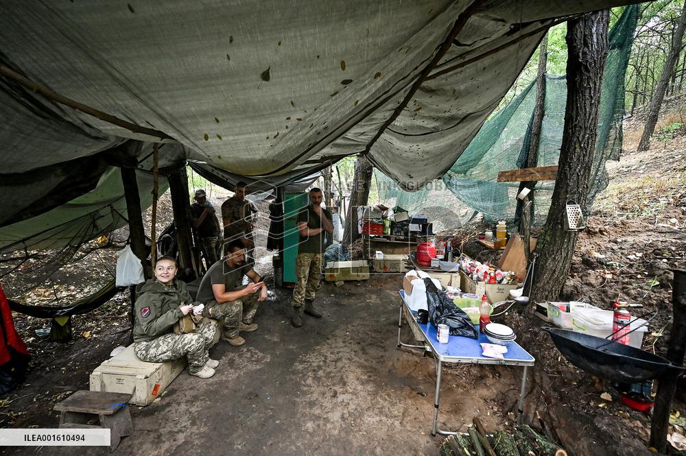 Artillery unit of 128th Brigade in Zaporizhzhia direction