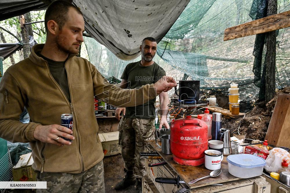 Artillery unit of 128th Brigade in Zaporizhzhia direction