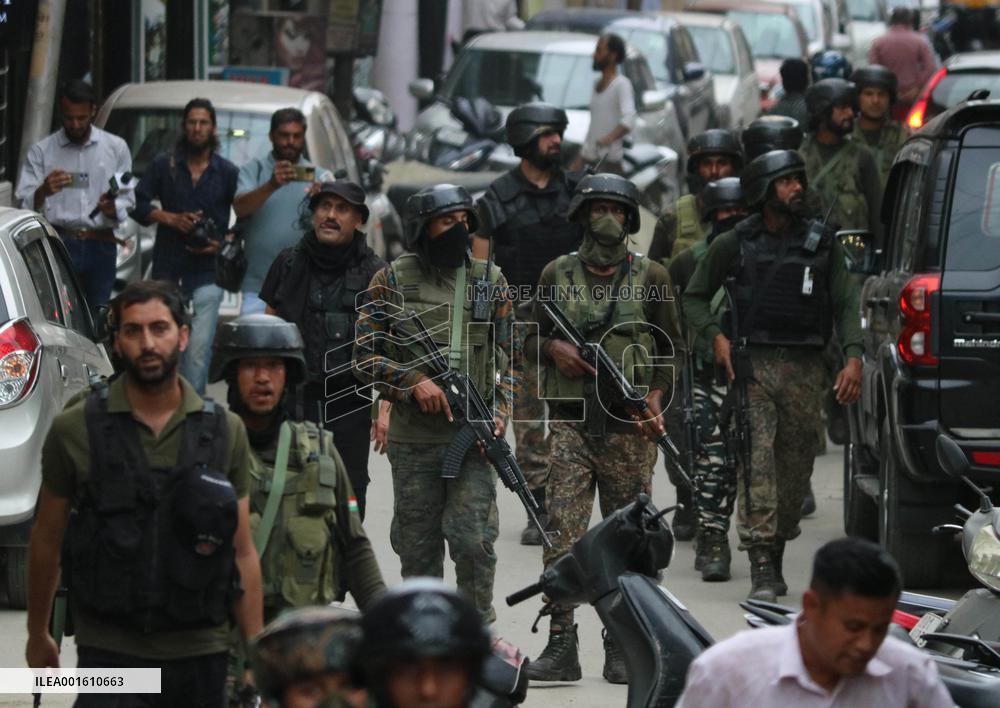 Security Forces on High Alert ahead of India's 77th Independence Day