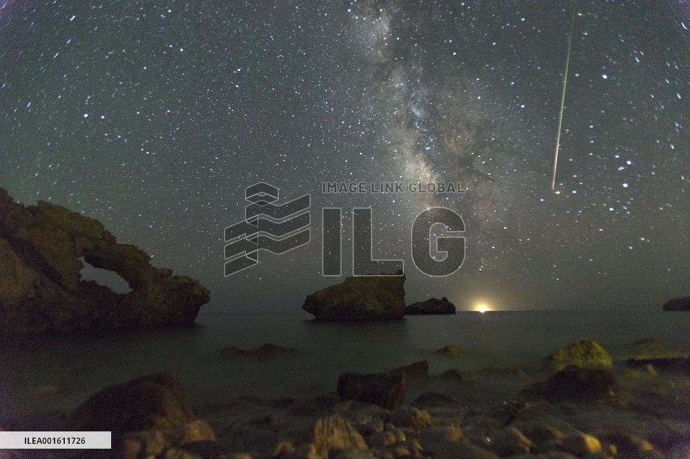 GREECE-GAVDOS ISLAND-PERSEID METEOR SHOWER
