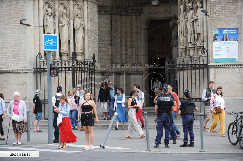 Security Of Churches Reinforced On August 15 In France