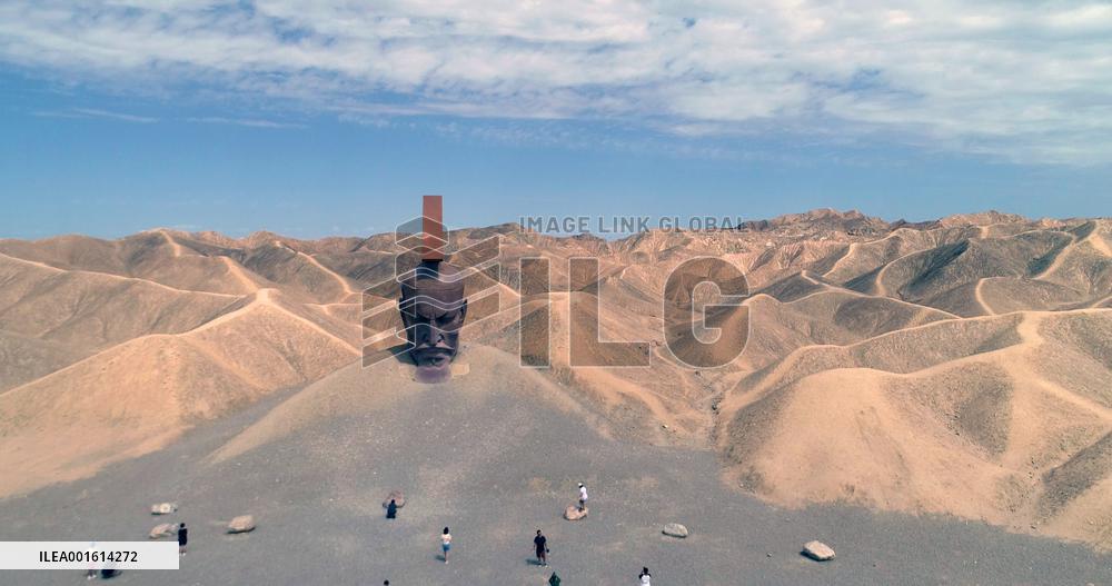 The Emperor in Han Dynasty Outdoor Sculpture in Guazhou