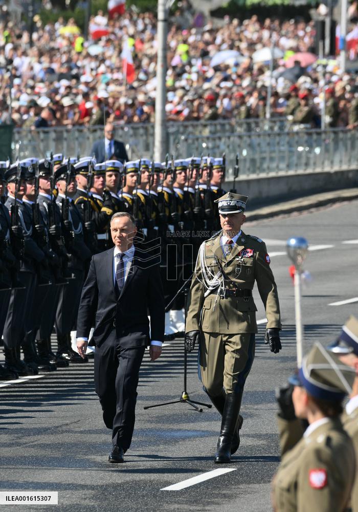 Poland Holds Biggest Military Parade In Decades - Warsaw