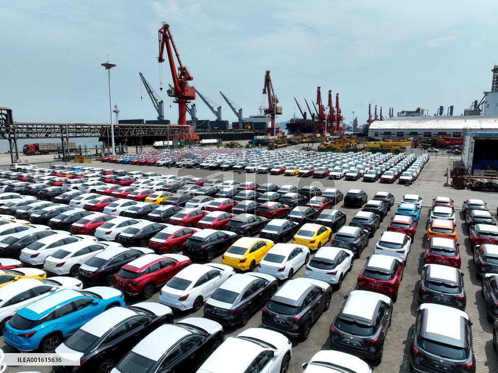Vehicles Shipment Export Growth in China