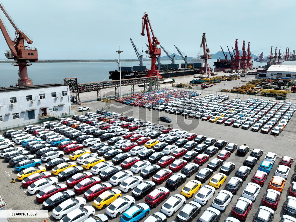 Vehicles Shipment Export Growth in China