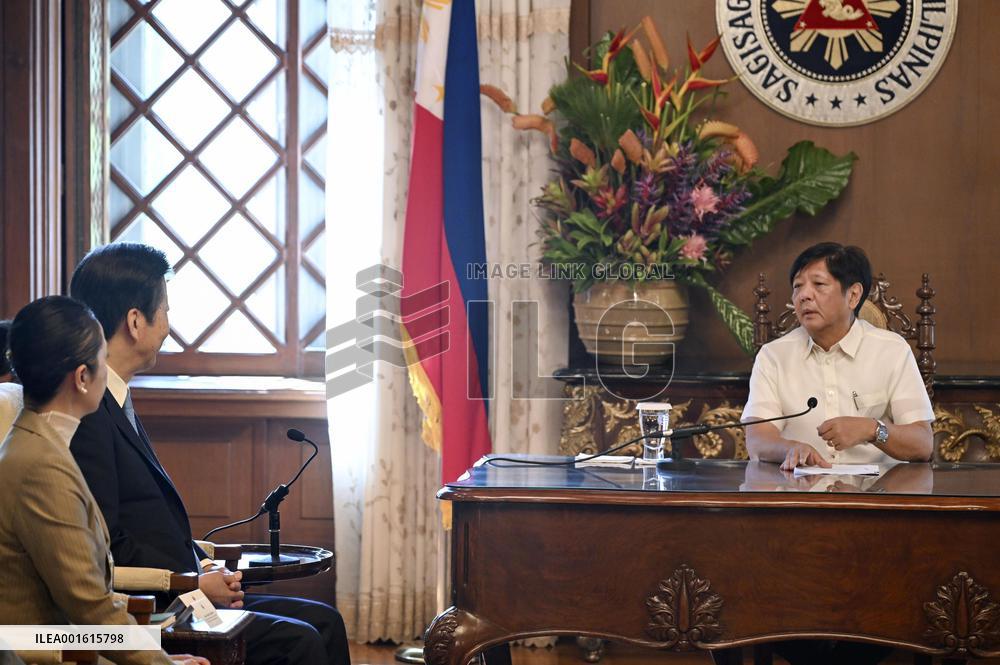 Japan Komeito party chief in Philippines