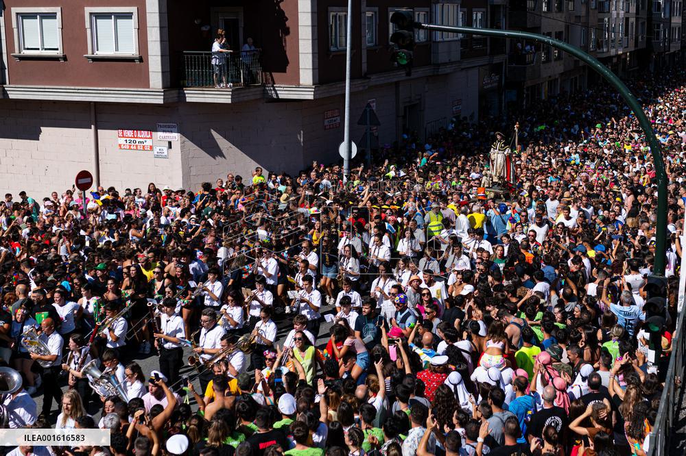 Celebration of the Festa del Auga - Spain