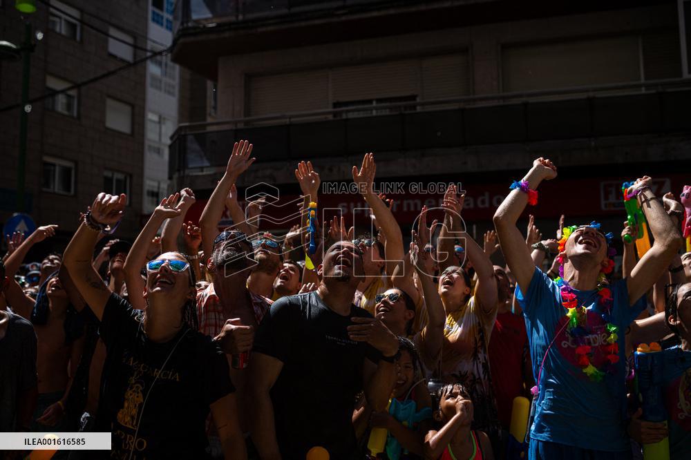 Celebration of the Festa del Auga - Spain