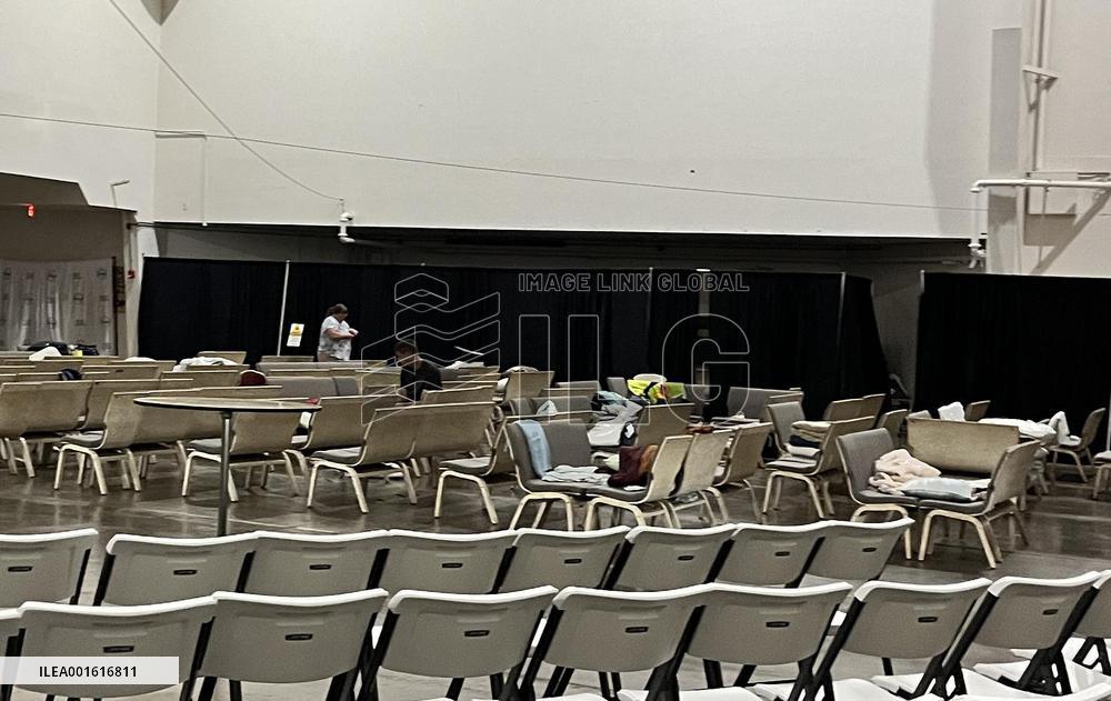 U.S.-HAWAII-MAUI ISLAND-WILDFIRES-EVACUEES-SHELTER