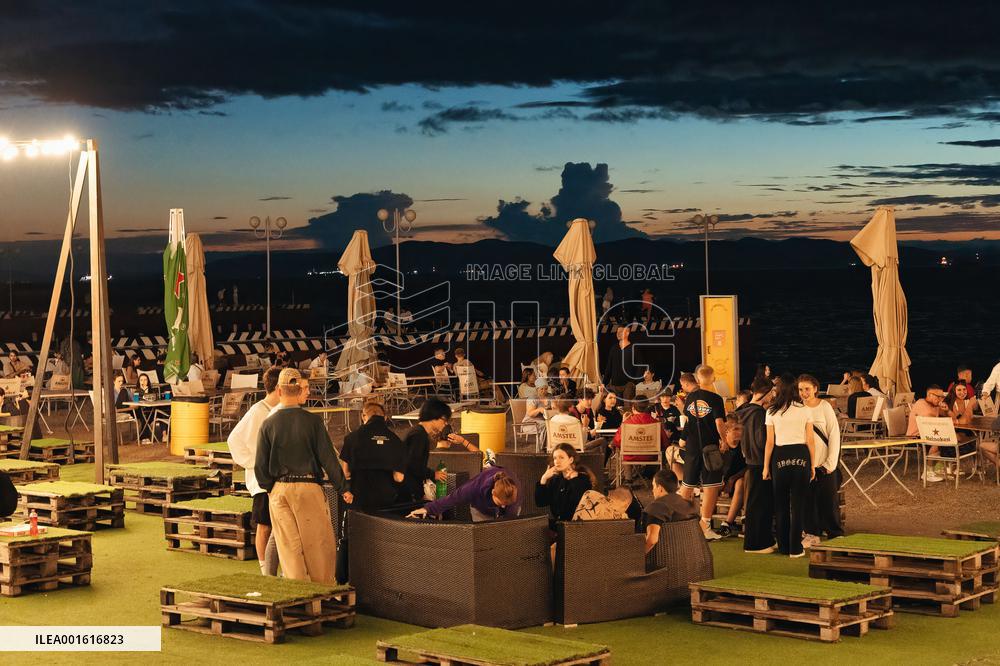 RUSSIA-VLADIVOSTOK-SEASIDE EVENING