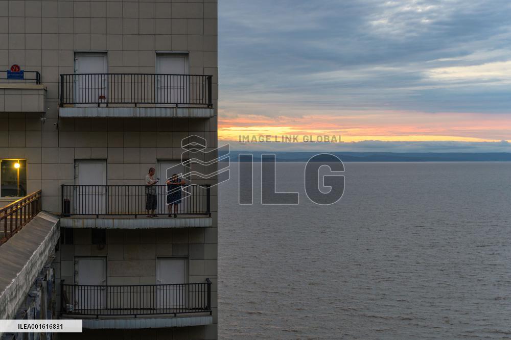 RUSSIA-VLADIVOSTOK-SEASIDE EVENING