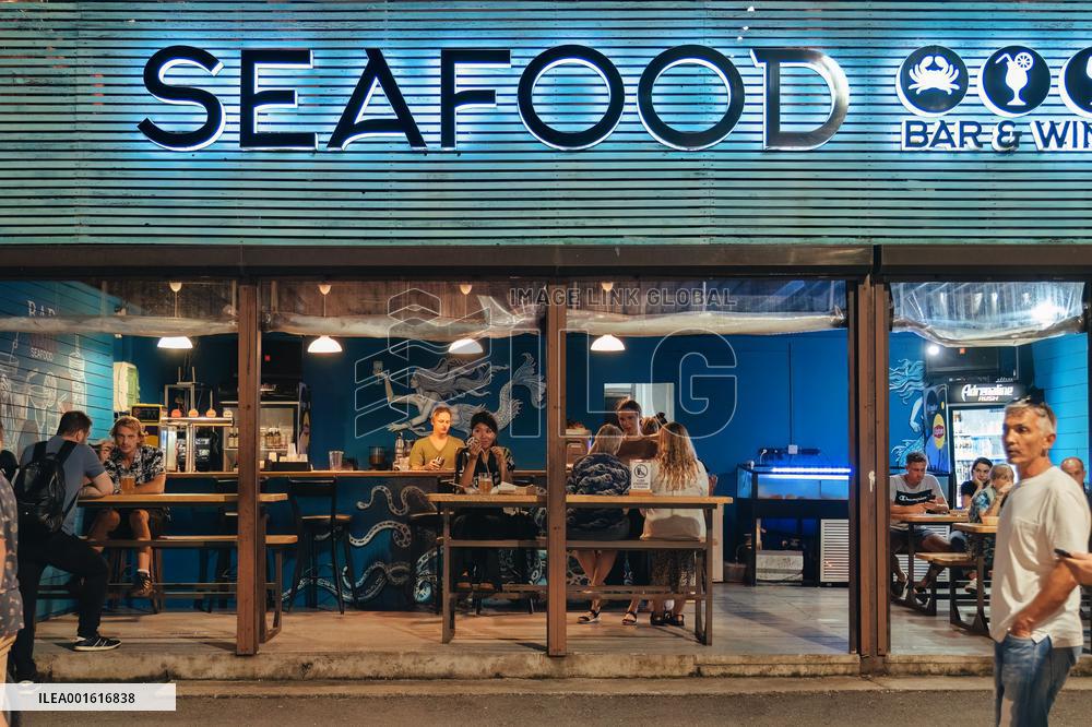 RUSSIA-VLADIVOSTOK-SEASIDE EVENING