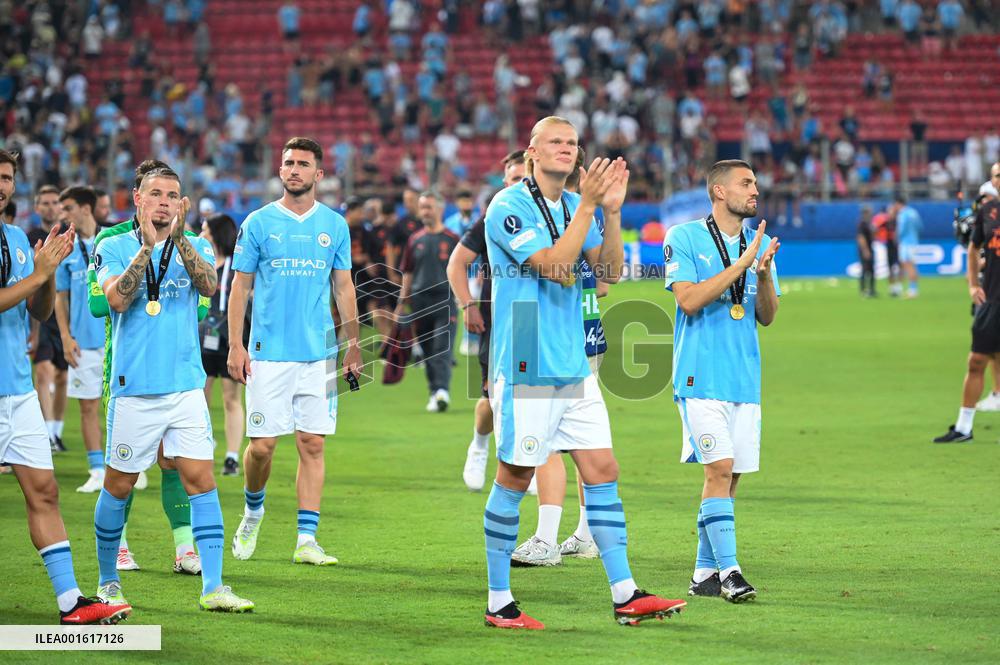 Manchester City Secure UEFA Super Cup