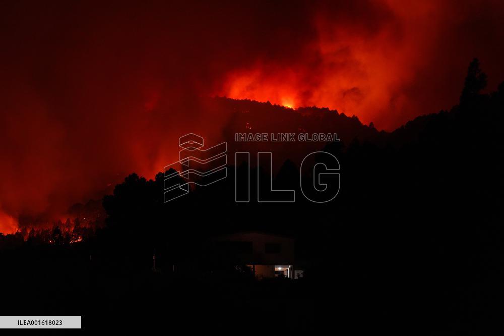 Wildfires Rage in Tenerife - Canary Islands