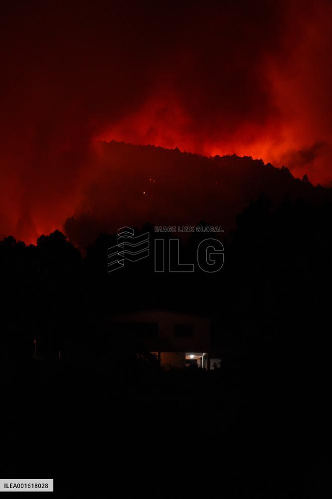 Wildfires Rage in Tenerife - Canary Islands