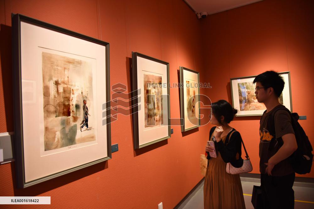 CHINA-SHANDONG-QINGDAO-WATERCOLOR PAINTINGS-EXHIBITION (CN)