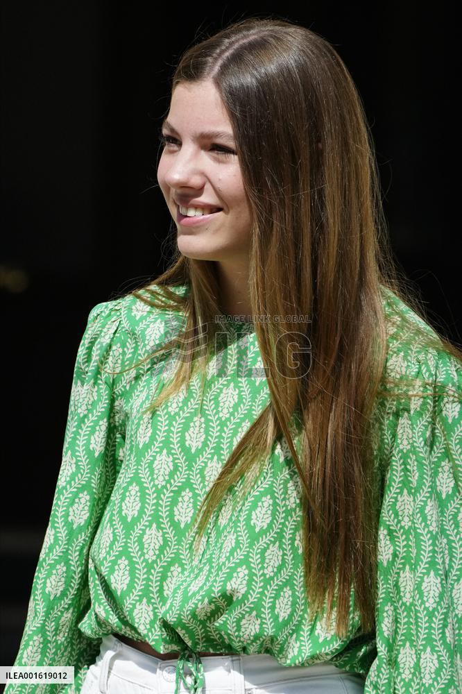 Princess Of Asturias Enters Military Academy - Zaragoza