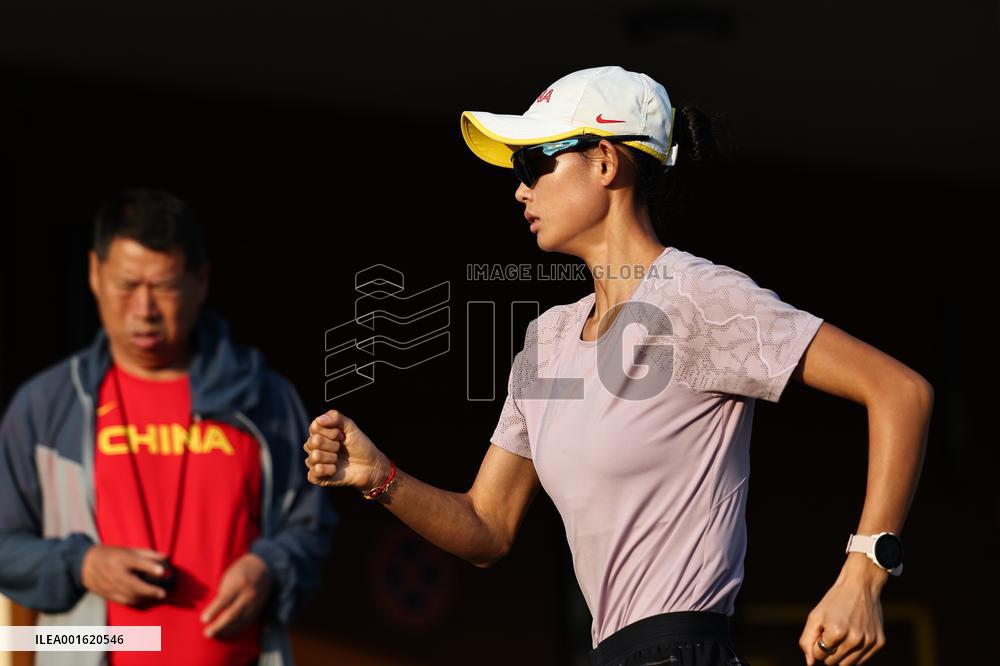 (SP)HUNGARY-BUDAPEST-ATHLETICS-WORLD CHAMPIONSHIPS-TRAINING